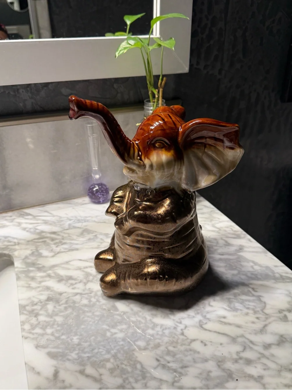 Apropos Home Collection Ceramic Elephant Statue